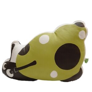 🍒 Snail Cute Novelty Pillow Green & Black Plush Soft Kids Modern Animal Toy